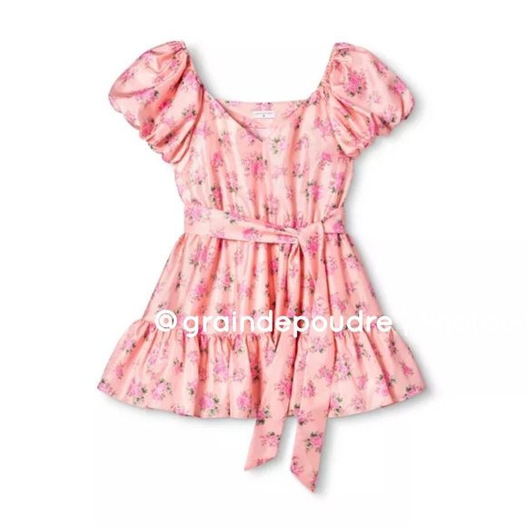 LoveShackFancy Target Celine Puff Sleeve Minidress - Picture 8 of 9